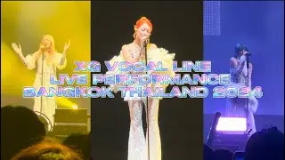 XG-VOCAL LINE LIVE PERFORMANCE @ the1st howl BKK Thailand 2024 #xg #worltour #concert