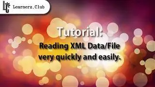 How to read XML data file using C# very easy and quick