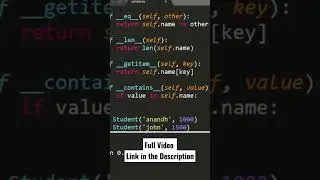 Python - Dunder/Special Methods