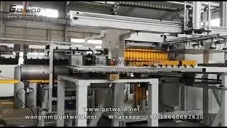 Heat pump water heater tanks making machine - 01 Automatic rolling machine