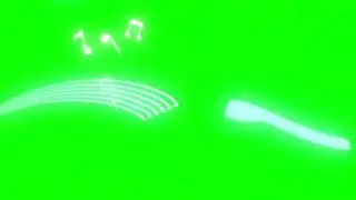 Sound Wave Green Screen   Blue