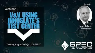 V&V Using Innoslate's Test Center