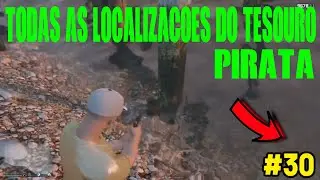GTA V ONLINE TODAS AS LOCALIZAÇÕES DOS TESOURO NAUFRAGADOS