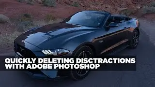 How to remove anything from a photo in photoshop!