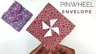 Pinwheel Envelope | Origami | Easy - 1047