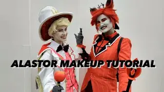 ALASTOR MAKEUP TUTORIAL! (Hazbin Hotel)