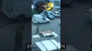 I taught the rednecks not to make noise with music in the yard 🤬🚗👊