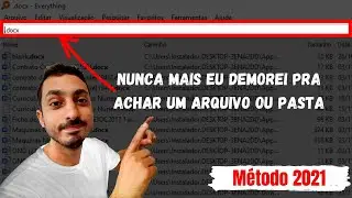Localize seu ARQUIVO OU PASTA em 1 Segundo | Método 2021|