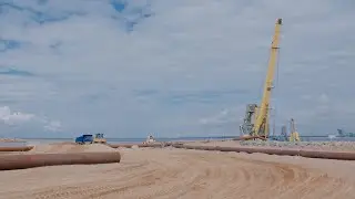 Морской фасад в Петербурге