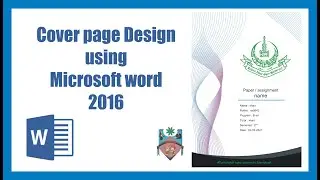 aiou title page in ms word