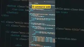 How to create e-commarce Web site Using HTML CSS & JavaScript 
