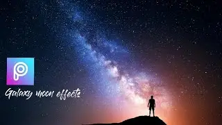 Tutorial editing bulan dan bintang di langit ( Galaxy moon effect) di aplikasi android Picsart