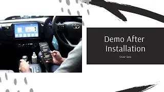 Demonstration of Car's Tracker after installation