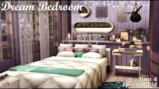 Dream Bedroom & CHALLENGE Announcement! // Sims 4 Speed Build