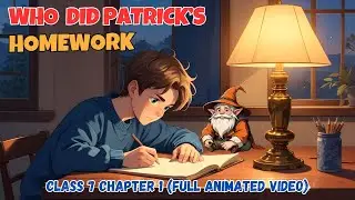 Who Did Patrick's Homework | Class 6 English Chapter 1 ( Animation ) in Hindi