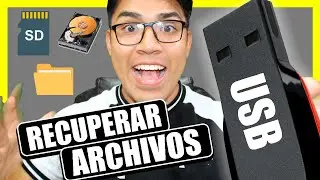 ✅ Como RECUPERAR ARCHIVOS BORRADOS | USB, DISCO DURO, SD, FOTOS, VIDEOS ( SOLUCIÓN 2022)