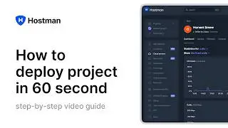 Deploy a Cloud Server in 60 Seconds. Hostman Tutorial