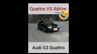 Audi Quattro VS BMW Xdrive😈 #audi #bmw