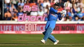 M.S. Dhoni Edit 💛❤#devil tech (official) # Devil (official)