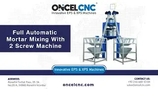 AUTOMATIC MORTAR MIXING MACHINE WITH 2 SCREW