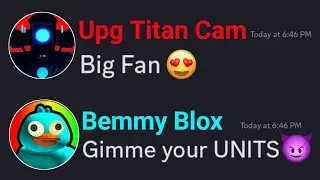 When you meet a YouTuber in Toilet Tower Defence (Bemmy Blox)