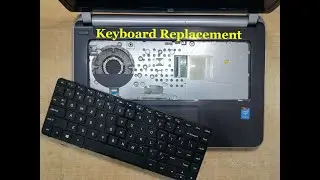 HP 14 n242TU Keyboard replacement in 3 minutes | Disconnection