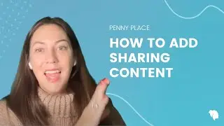 How to Add Sharing Content to Penny | Penny app