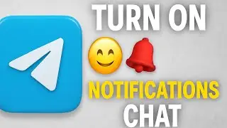 How to turn on notification for chat in your telegram