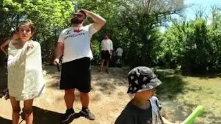 поход на Черноречье. прыжки с Тарзанки. insta360 1 -inch rs