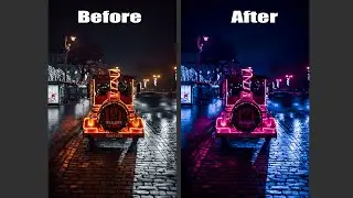 Cyberpunk color grading | How to create cyberpunk color grading  | photoshop tutorial