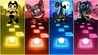 BendyLand - Cartoon Cat - Siren Head -  Cartoon Dog | Tiles Hop EDM RUSH