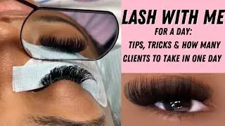 LASH WITH ME TWO VERY DIFFERENT CLIENTS, tips for beginners | Zee Lashes