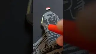🇪🇬 Egypt’s Secret Revealed Through Scratch Art! 🏜️ #painting #diy #Pyramid #sphinx