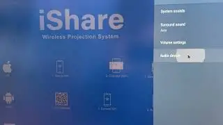 How to setup only 3.5mm Audio out for iShare
