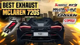 McLaren 720S Exhaust Sound🔥Armytrix,Fi,iPe,Larini,Novitec,Quicksilver,Unobtainium,Valvetronic Design