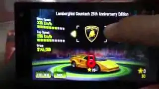 (sony s)lenovo asphalt injection-carros em kph