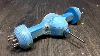 How to make RC Heavy Truck Rear Axle From PVC [P# 2]
