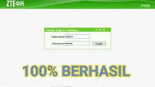 CARA MENGETAHUI PASSWORD ADMIN ROUTER SPEEDY ZTE F609 DAN USERNAME ID TELKOM BESERTA PASSWORD NYA