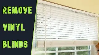 How To Remove Vinyl Blinds in 1 minute