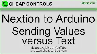 137 Sending values and text 