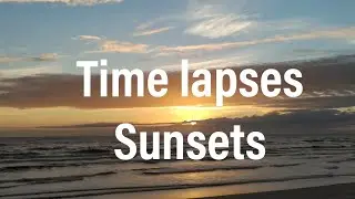 Sunset time lapses côte d'Opale