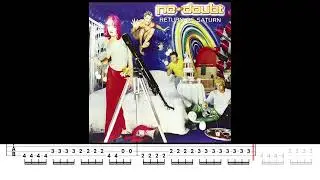 No Doubt - Ex-Girlfriend (Bass Backing Track with Bass Tabs)