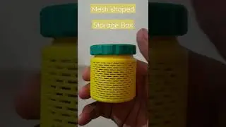 Mesh storage box 3d printed