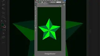 Beveled Star using Shape Builder Tool in Adobe Illustrator 