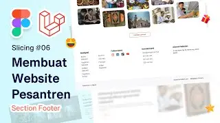 🌟 Membuat Website Pesantren dengan Laravel 10 - #06 Section Footer