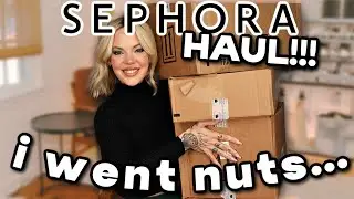 BIGGEST SEPHORA HAUL OF MY LIFE!!! Sephora VIB Sale Haul and TRY ON