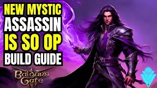 Baldurs Gate 3 GOD Tier Build New Class Mystic Assassin Build!