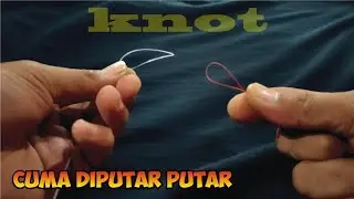cara menyambung pe ke leader untuk mancing teknik casting || pe 0,8