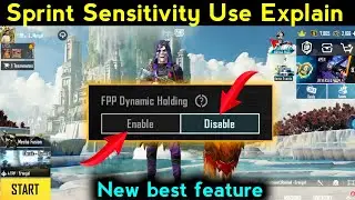 sprint sensitivity guide for fast movement | best sprint sensitivity | bgmi/pubg mobile