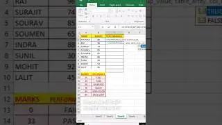 Vlookup Trick in Excel #excel #exceltips #viral #viralfeeds #computertricks #vlookup #exceltricks